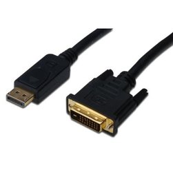 Kabel Digitus DisplayPort připojovací DP/M- DVI (24+1)/M 2m