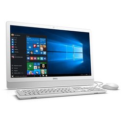 Počítač All In One Dell Inspiron One 24 3000 (3464) 23,8",i3-7100U, 4GB, 1TB, DVD±R/RW, HD 620, W10 - bílý