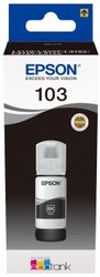 Inkoustová náplň Epson EcoTank 103, 65 ml, originální - černá