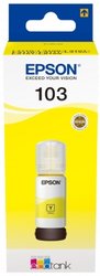 Inkoustová náplň Epson EcoTank 103, 65 ml, originální - žlutá