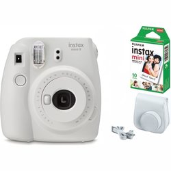 Fotoaparát Fujifilm Instax mini 9 + pouzdro, bílý