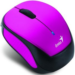 Myš Genius Micro Traveler 9000R V3 / optická / 3 tlačítka / 1200dpi - černá/fialová