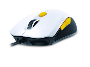 Myš Genius GX Gaming Scorpion M6-600 / optická / 6 tlačítek / 5000dpi - bílá/žlutá