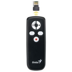 Prezentér Genius Media Pointer 100 / laserová / 5 tlačítek / 400dpi - černá