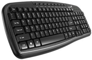 Klávesnice Genius KB-M225C, CZ+SK - černá