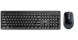 Klávesnice s myší Genius Slimstar 8006, CZ+SK - černá