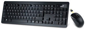 Klávesnice s myší Genius Slimstar 8005, CZ+SK - černá