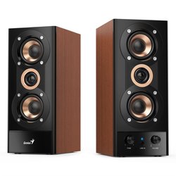 Reproduktory Genius SP-HF 800A 2.0, Verze II. - černé/dřevo