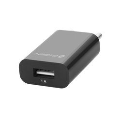 Nabíječka do sítě GoGEN ACH 100, 1x USB, 1A - černá