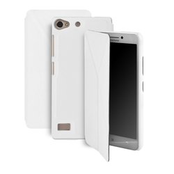 Pouzdro na mobil flipové GoGEN pro Lenovo VIBE X2 - bílé