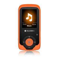 MP3/MP4 přehrávač GoGEN MAXI MP3, 4GB, oranžový