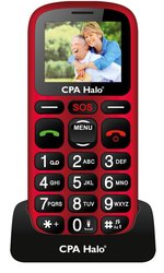 Mobilní telefon senior CPA HALO 16 červený