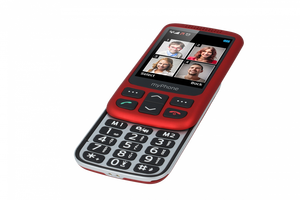Mobilnín telefon CPA HALO S, červený