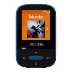 MP3 přehrávač SanDisk Sansa Clip Sports 8GB, modrý