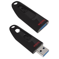 Flash USB Sandisk Ultra 128GB USB 3.0 USB 3.0 - černý