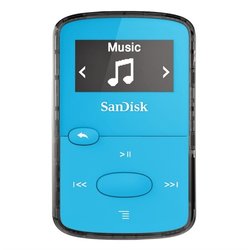 MP3 přehrávač SanDisk Sansa Clip JAM 8GB, modrý