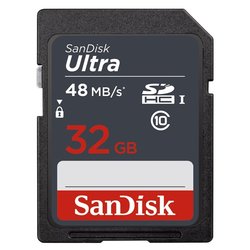 Paměťová karta Sandisk SDHC Ultra 32GB UHS-I U1 (48R/10W)