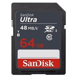 Paměťová karta Sandisk SDXC Ultra 64GB UHS-I U1 (48R/10W)