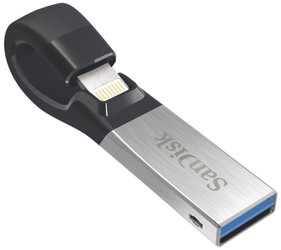Flash USB Sandisk iXpand 32GB USB 3.0 - černý