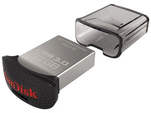 Flash USB Sandisk Cruzer Ultra Fit 32GB USB 3.0 - stříbrný