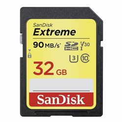 Paměťová karta Sandisk SDHC Extreme 32GB UHS-I U3 (90R/40W)