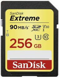 Paměťová karta Sandisk SDXC Extreme 256GB UHS-I U3 (90R/60W)