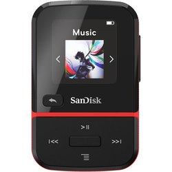 MP3 přehrávač SanDisk Clip Sport Go 16 GB, červený/černý
