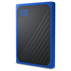 SSD externí Western Digital My Passport Go 512GB - modrý