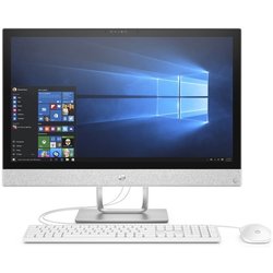 Počítač All In One HP Pavilion 24-r103nc 23,8",1920 x 1080,R5-2500U, 8GB, 128+1000GB, DVD±R/RW, Vega 8, W10 Home - bílý