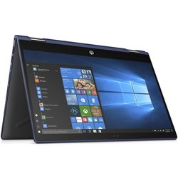 Ntb HP Pavilion x360 14-cd0013nc Pentium 4415U, 8GB, 256GB, 14", Full HD, bez mechaniky, Intel HD 610, BT, CAM, W10 Home - modrý