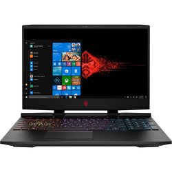 Ntb HP Omen 15-dc1004nc i7-8750H, 16GB, 256+1000GB, 15.6", Full HD, bez mechaniky, nVidia GeForce RTX 2070 Max-Q, 8GB, BT, CAM, W10 Home - černý