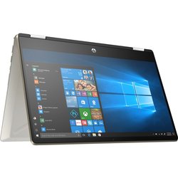 Ntb HP Pavilion x360 14-dh0000nc Pentium Silver N5000, 4GB, 128GB, 14", Full HD, bez mechaniky, Intel UHD 605, BT, FPR, CAM, W10 Home - zlatý
