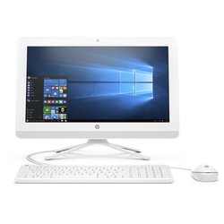 Počítač All In One HP 20-c412nc 19.5", 1920 x 1080, Celeron J4005, 8GB, 1TB, bez mechaniky, UHD 600, W10 Home - bílý