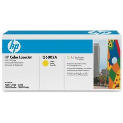 Toner HP Q6002A, 2K stran originální - žlutá