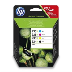 Inkoustová náplň HP 934XL/935XL, 825/1000 stran, CMYK originální