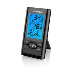 Meteostanice Hyundai WS 1070, černá barva
