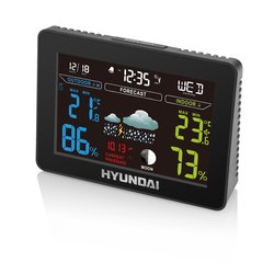 Meteostanice Hyundai WS 8230, barevný displej, s adaptérem