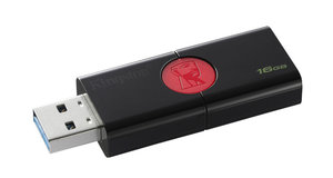 Flash USB Kingston Data Traveler 106 16GB USB 3.1 - černý/červený