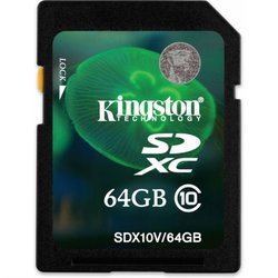 Paměťová karta Kingston SDXC 64GB UHS-I U1 (45R/10W)