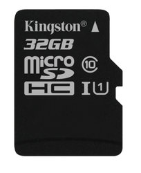 Paměťová karta Kingston MicroSDHC 32GB UHS-I U1 (45R/10W)