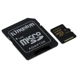 Paměťová karta Kingston MicroSDXC 64GB UHS-I U3 (90R/45W) + SD adapter