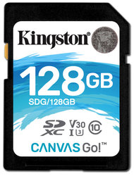 Paměťová karta Kingston Canvas Go! SDXC 128GB UHS-I U3 (90R/45W)