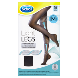 Scholl Kompresní punčochové kalhoty černé 20 DEN Light LEGS M