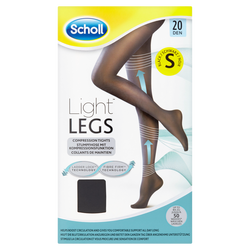 Scholl Kompresní punčochové kalhoty černé 20 DEN Light LEGS S