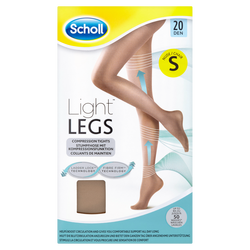 Scholl Kompresní punčochové kalhoty tělové 20 DEN Light LEGS S