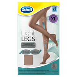 Scholl Kompresní punčochové kalhoty tělové 20 DEN Light LEGS XL