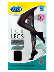 Scholl Kompresní punčochové kalhoty černé 60 DEN Light LEGS L