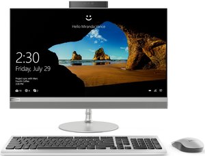 Počítač All In One Lenovo IdeaCentre AIO 520-24ICB 23,8",1920 x 1080,i5-8400T, 8GB, 256GB, DVD±R/RW, Radeon 530, 2GB, W10 Home - stříbrný