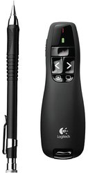 Prezentér Logitech Wireless Presenter R400 - černý
