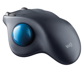 Myš Logitech M570, Trackball, BT / laserová / 5 tlačítek / - černá